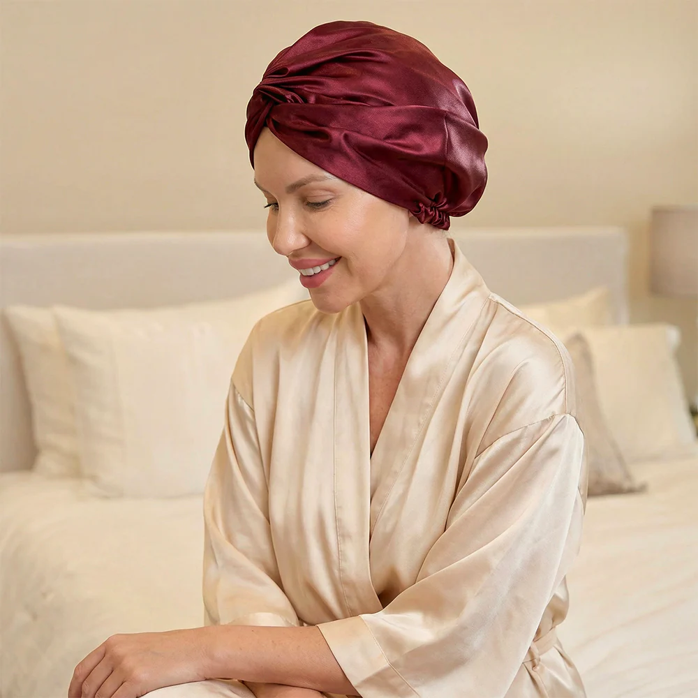 Blissy Bonnet - Burgundy - Image 10