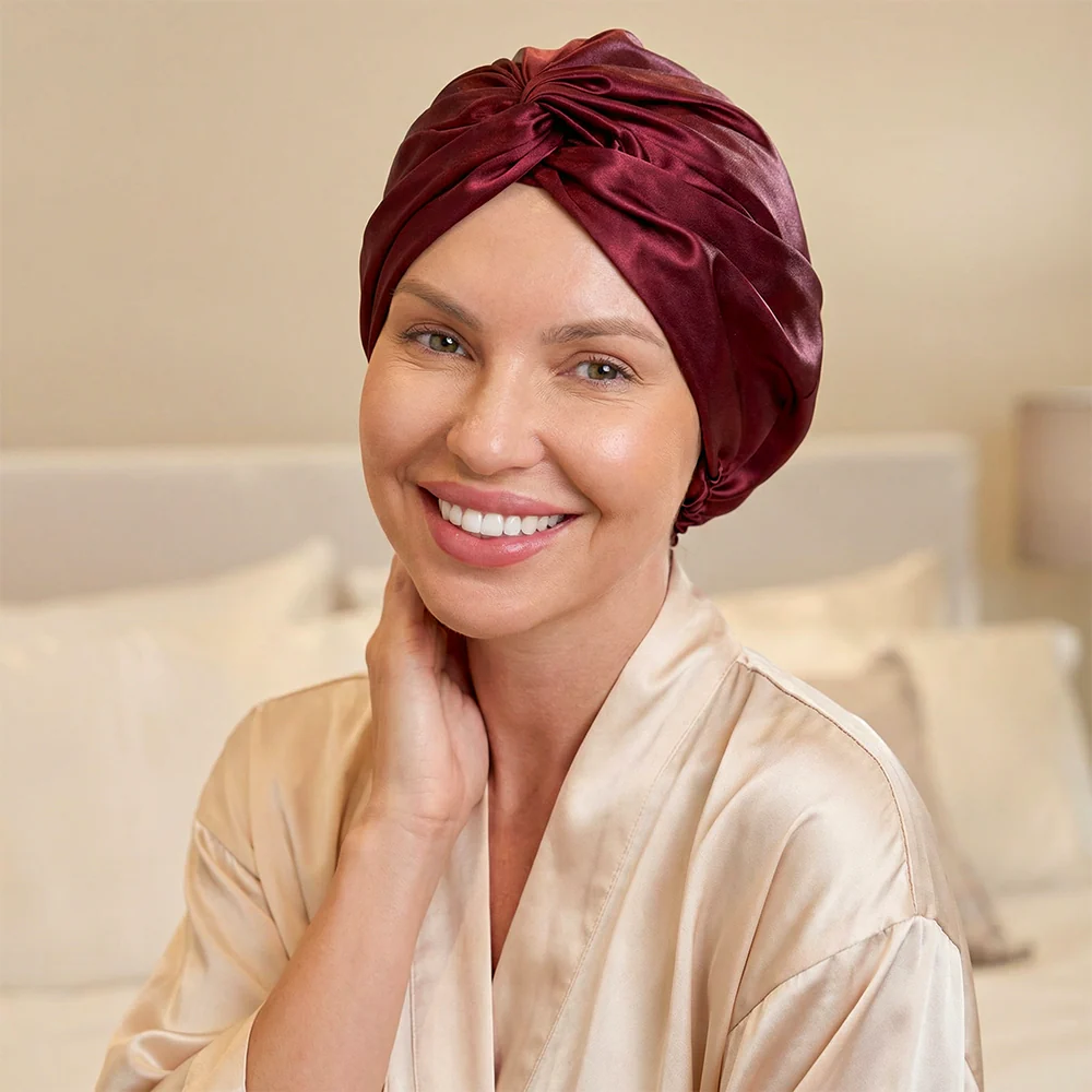 Blissy Bonnet - Burgundy - Image 3