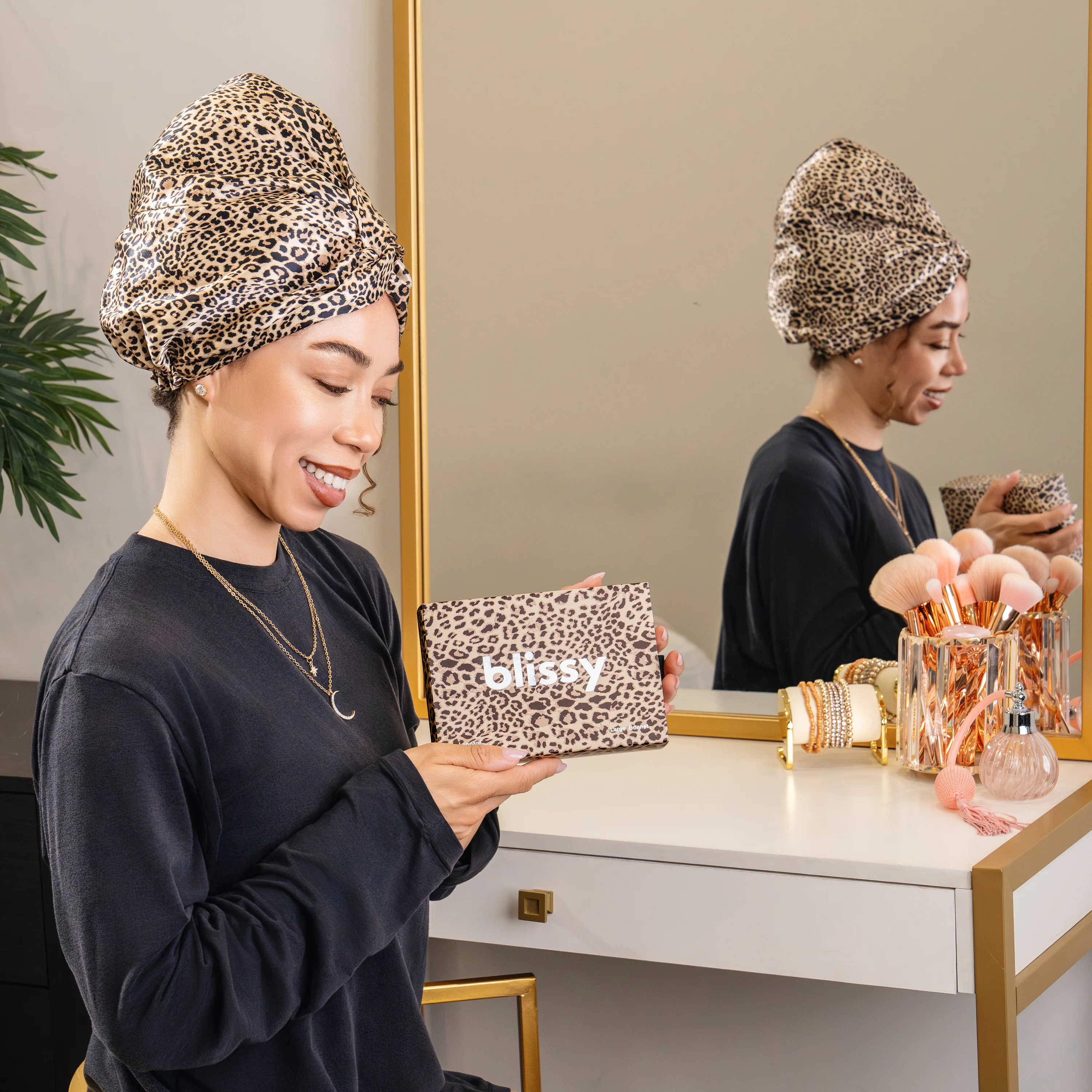 Blissy Bonnet - Leopard - Large - Image 10