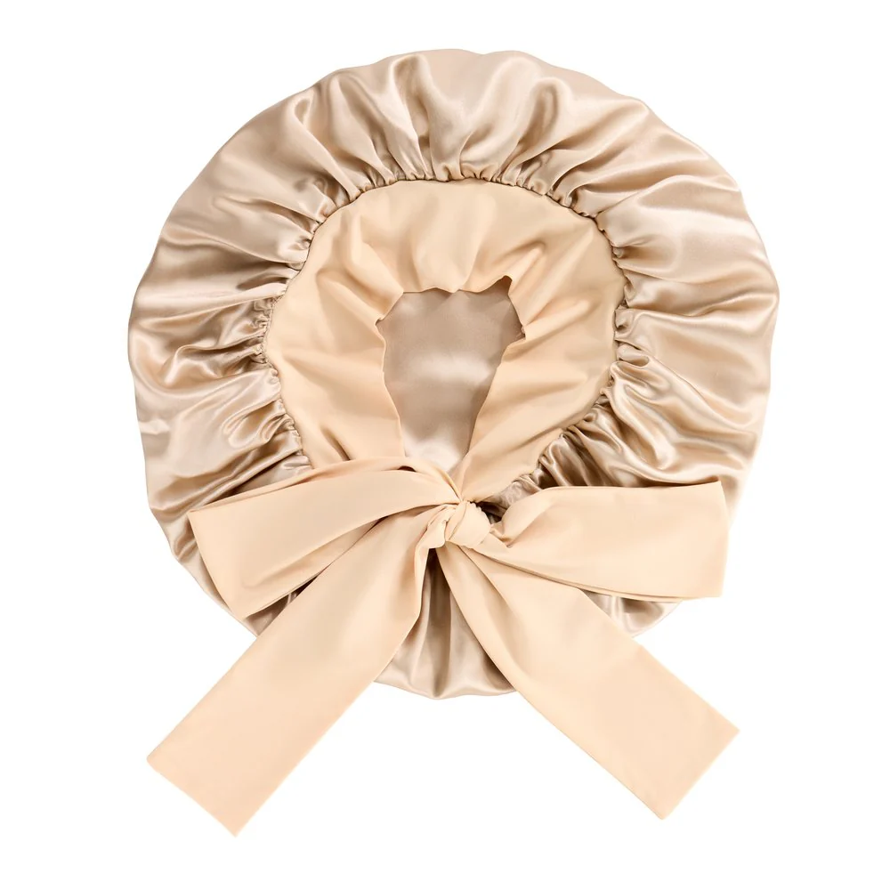 Blissy Bow Bonnet - Champagne - Image 6