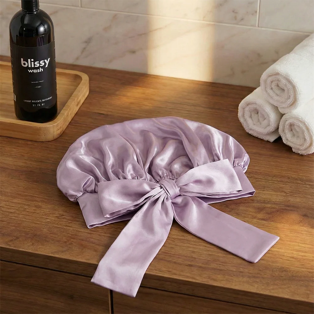 Blissy Bow Bonnet - Lavender - Image 9
