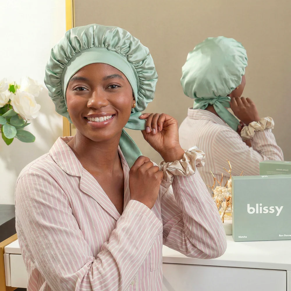 Blissy Bow Bonnet - Matcha - Image 10