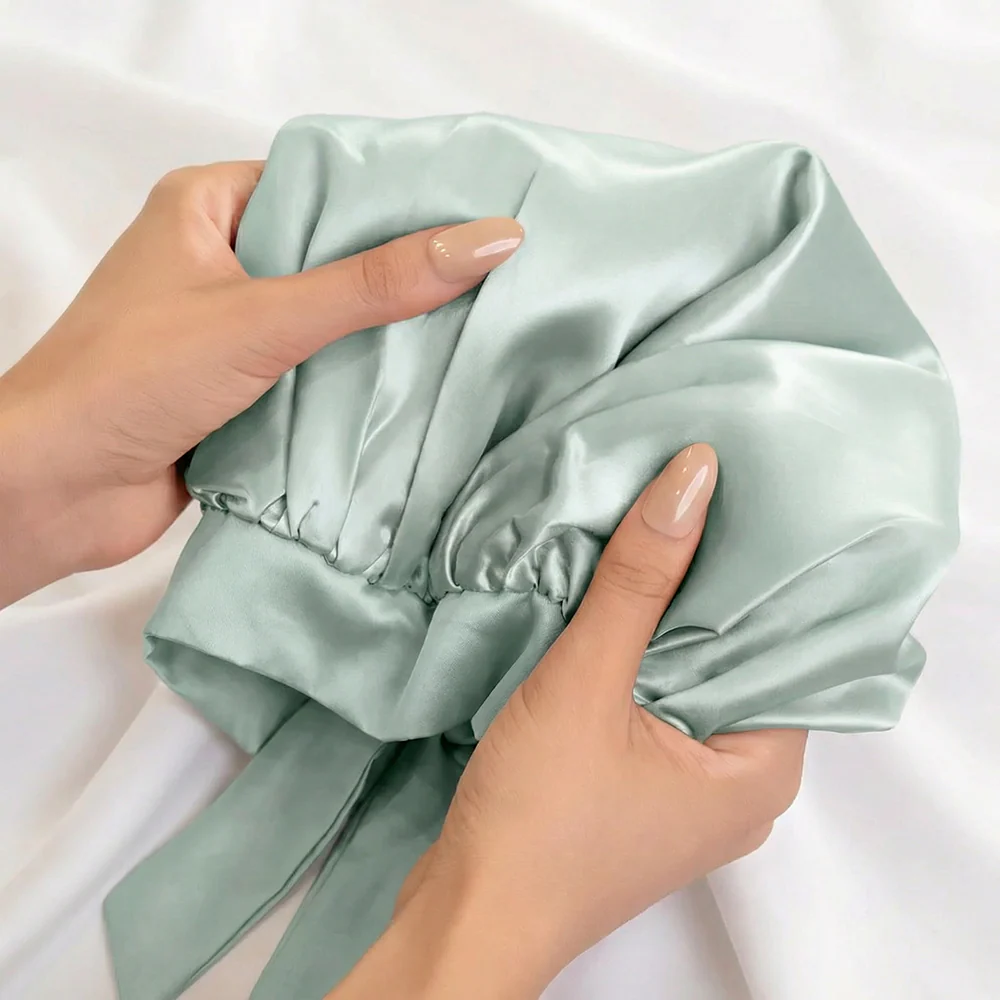 Blissy Bow Bonnet - Matcha - Image 8