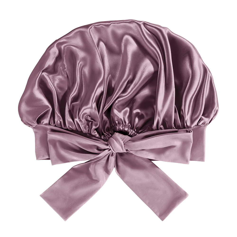 Blissy Bow Bonnet - Plum - Image 2