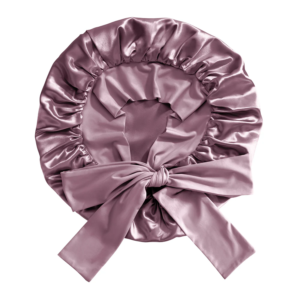Blissy Bow Bonnet - Plum - Image 6