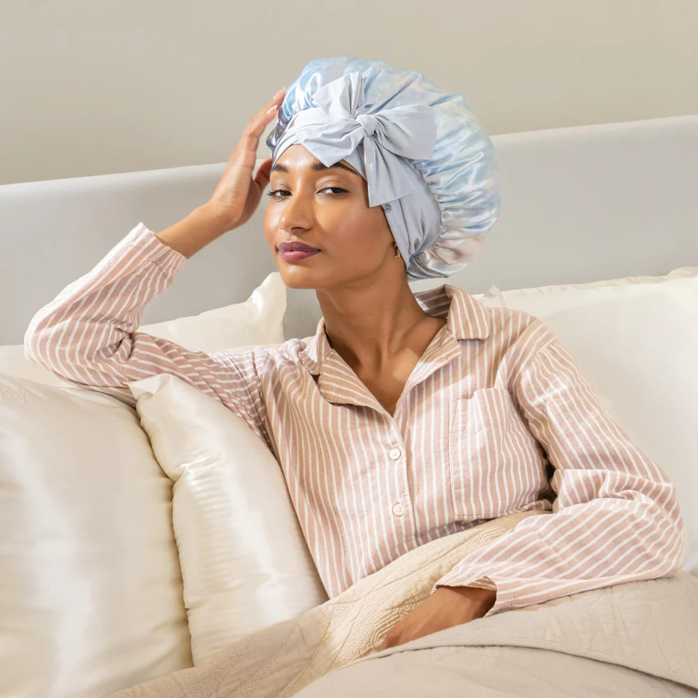 Blissy Bow Bonnet - Tie Dye - Image 12