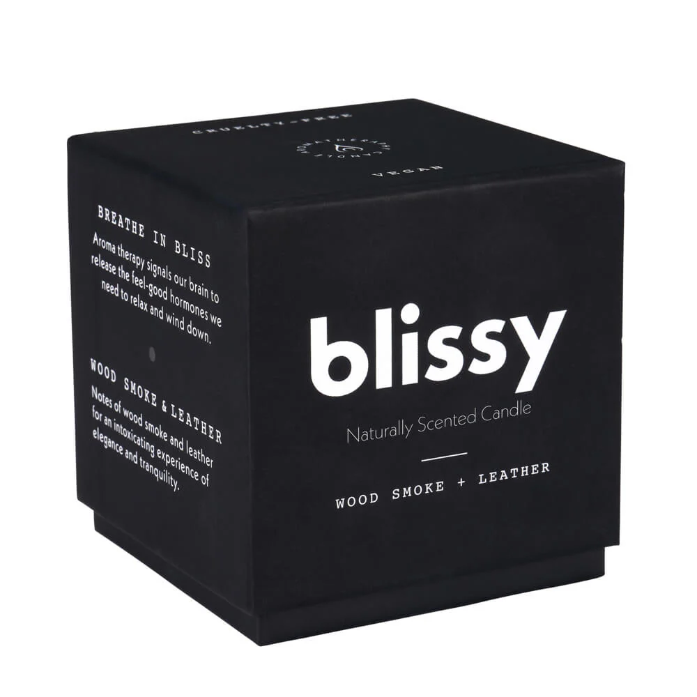 Blissy Candle - Woodsmoke & Leather - Image 13