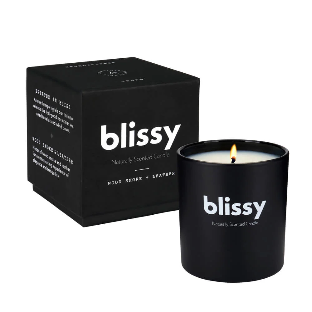 Blissy Candle - Woodsmoke & Leather - Image 15