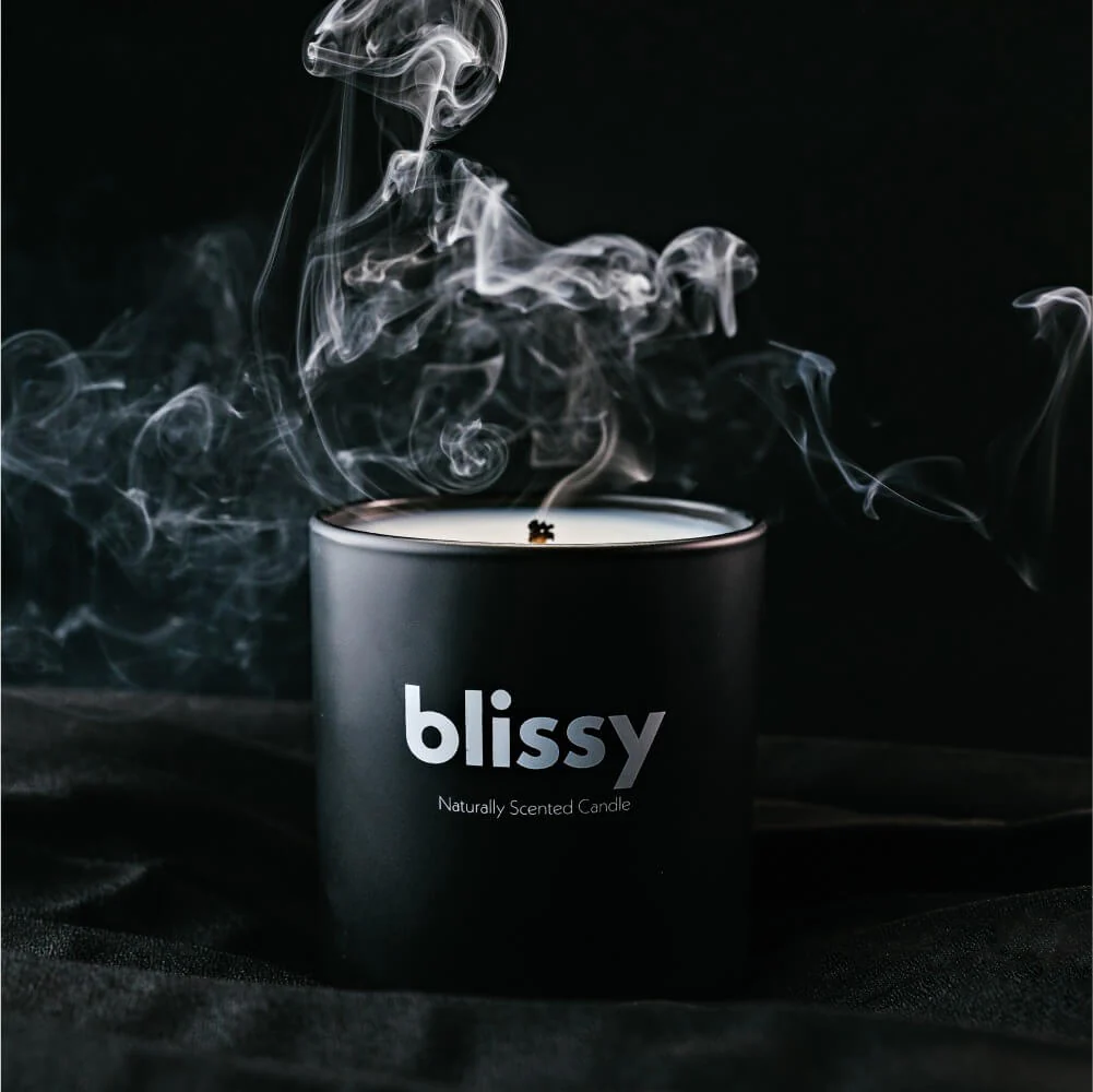 Blissy Candle - Woodsmoke & Leather - Image 6