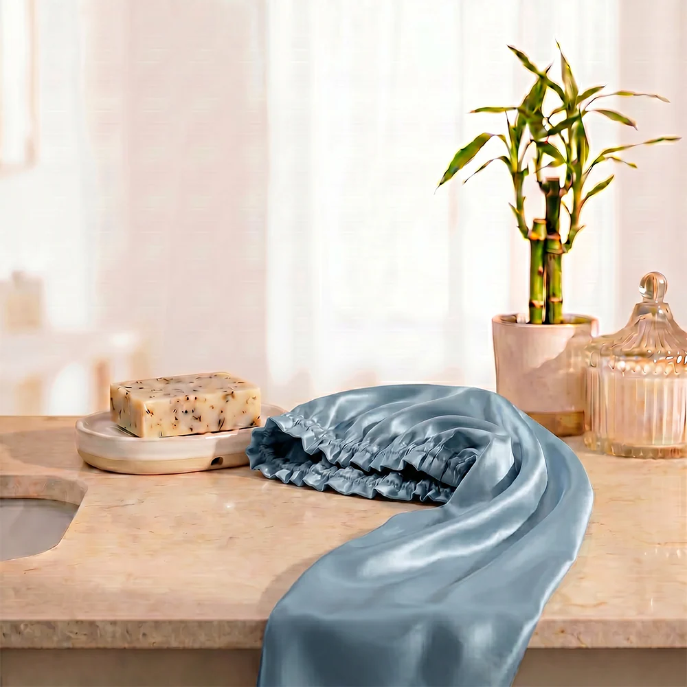 Blissy Cascade Bonnet - Ash Blue - Image 7