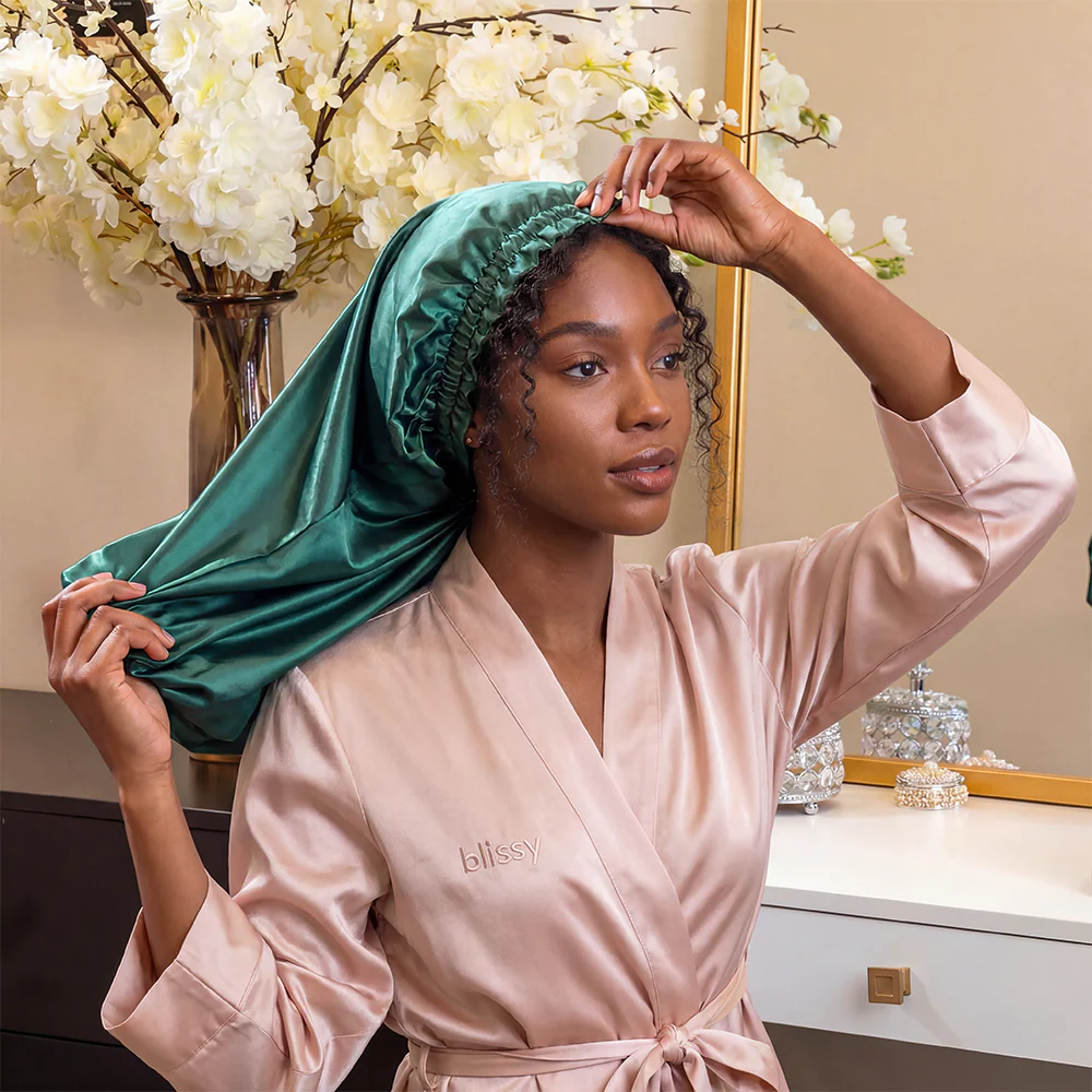 Blissy Cascade Bonnet - Emerald - Image 3