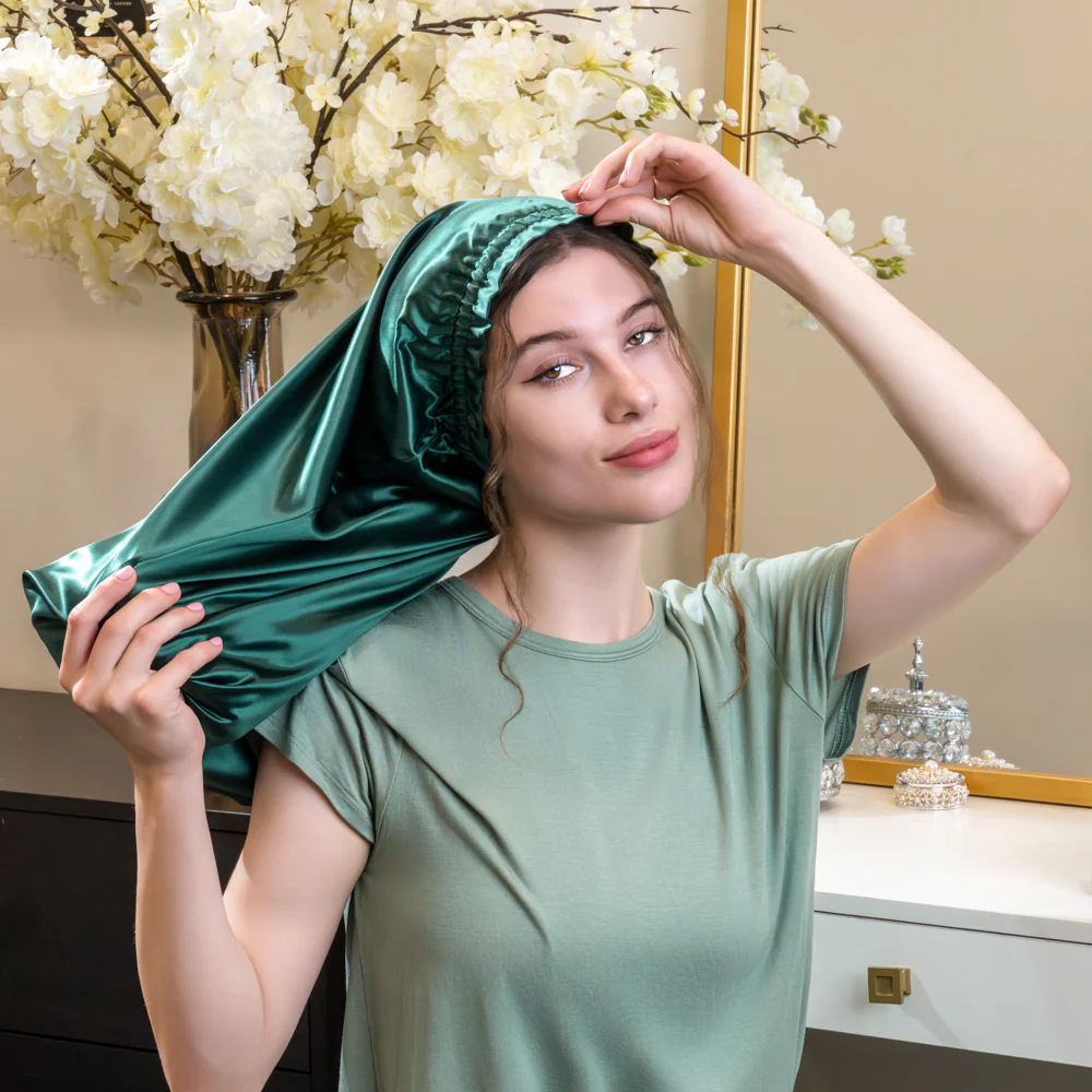Blissy Cascade Bonnet - Emerald - Image 9