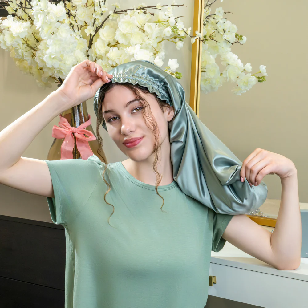 Blissy Cascade Bonnet - Matcha - Image 8