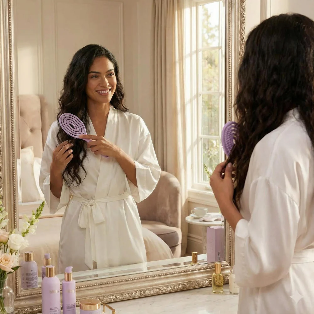 Blissy Detangling Brush - Lavender - Image 5
