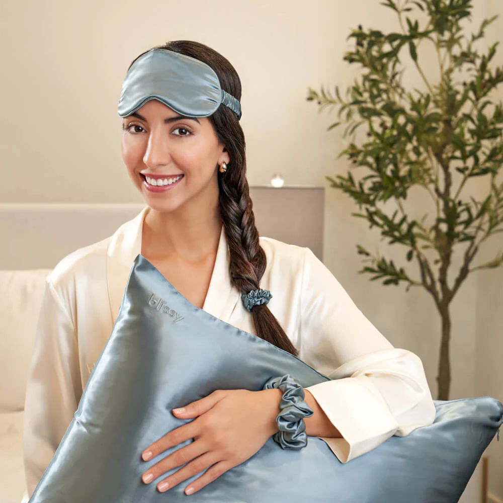 Blissy Dream Set - Ash Blue - Queen - Image 12