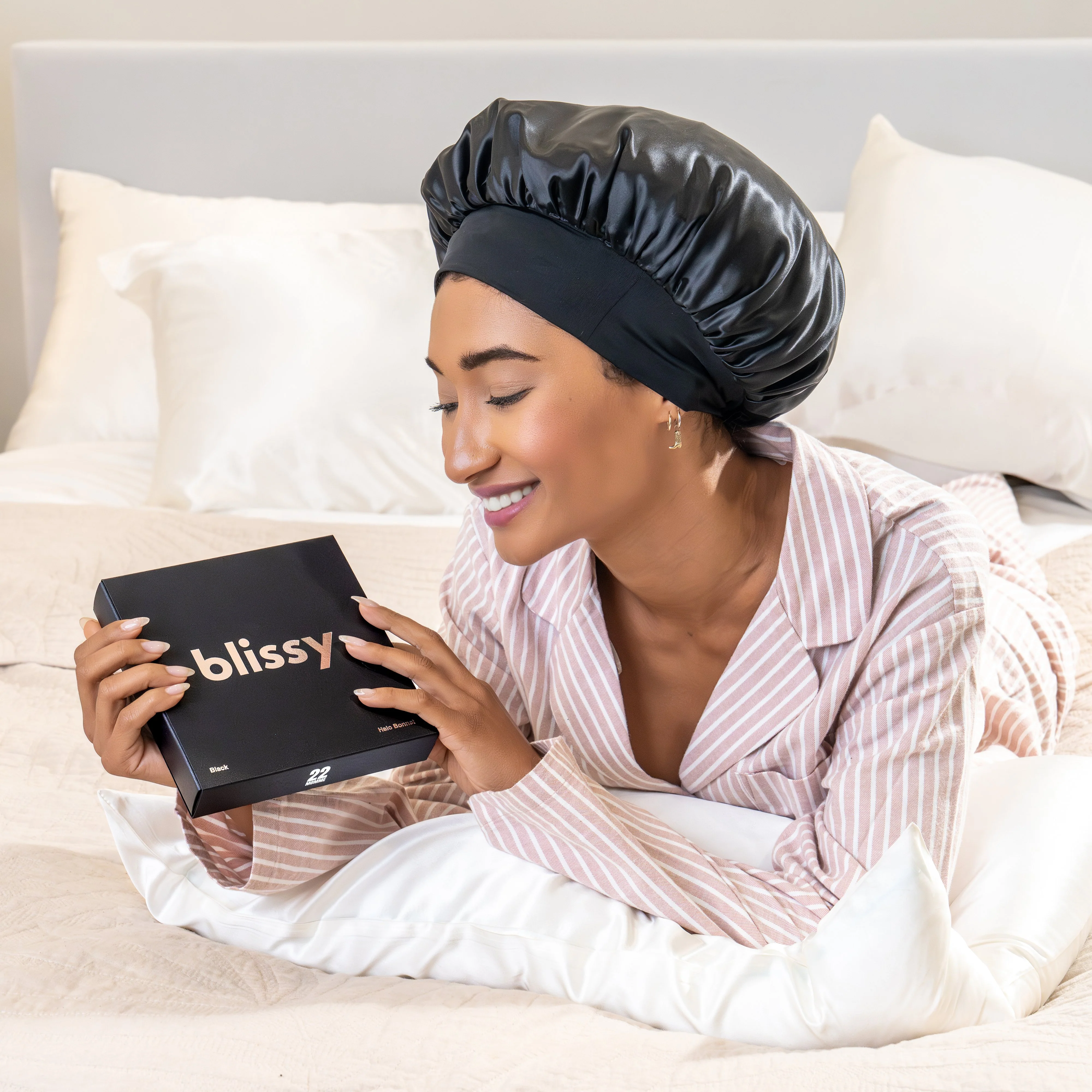 Blissy Halo Bonnet - Black - Image 13