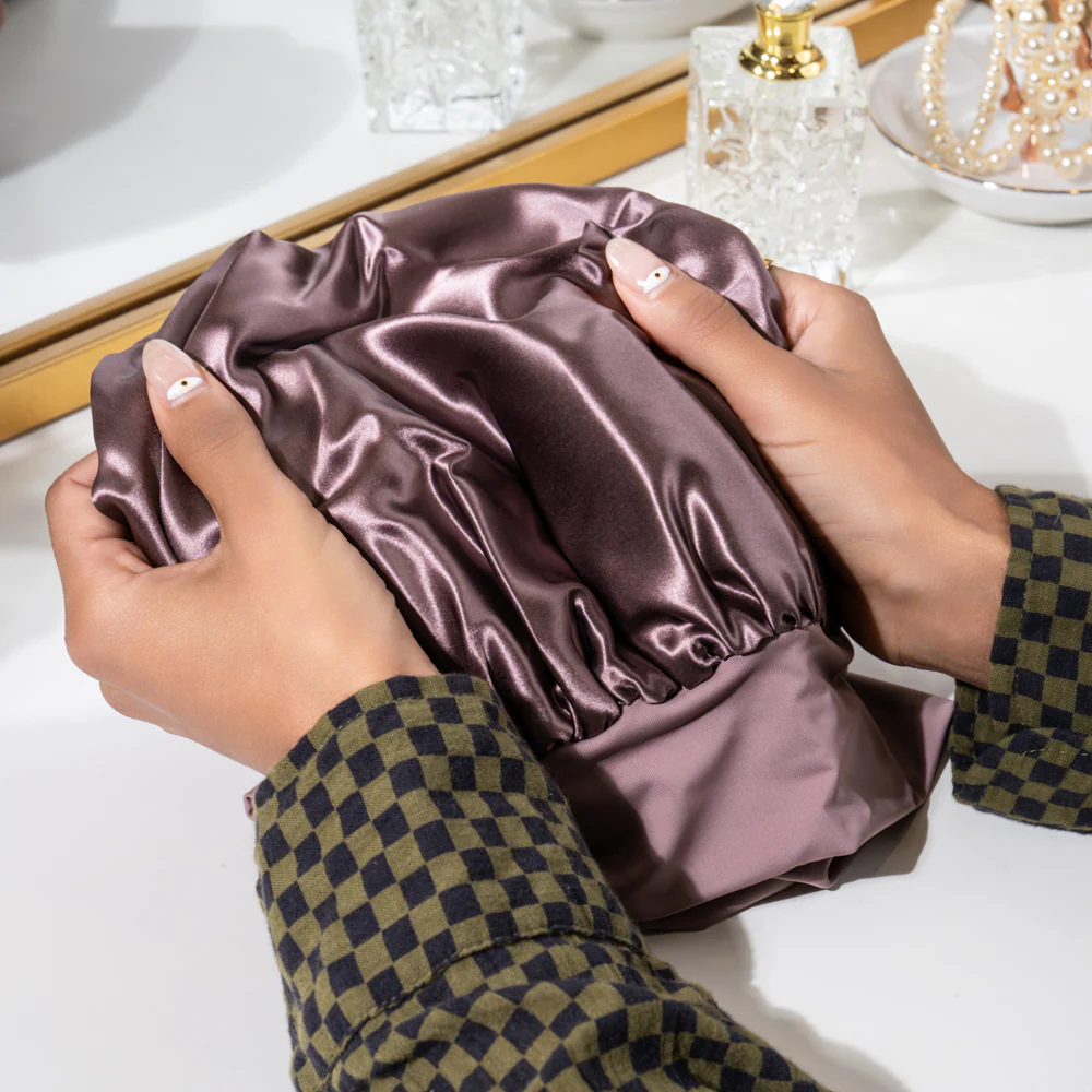Blissy Halo Bonnet - Plum - Image 8