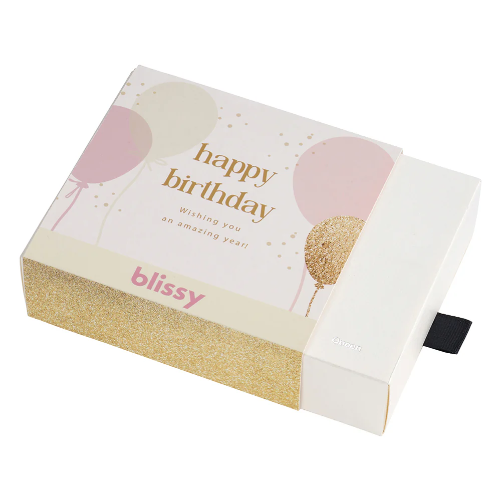 Blissy - Happy Birthday Gift Sleeve - Gold - Image 3