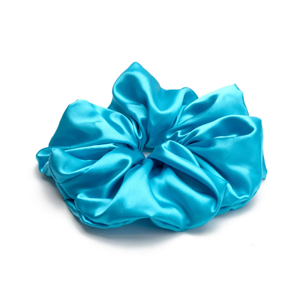 Blissy Oversized Scrunchie - Bahama Blue - Image 4