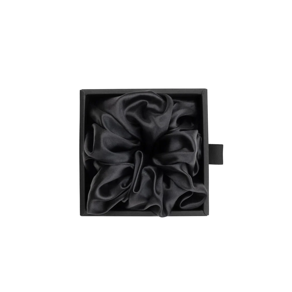 Blissy Oversized Scrunchie - Black - Image 3