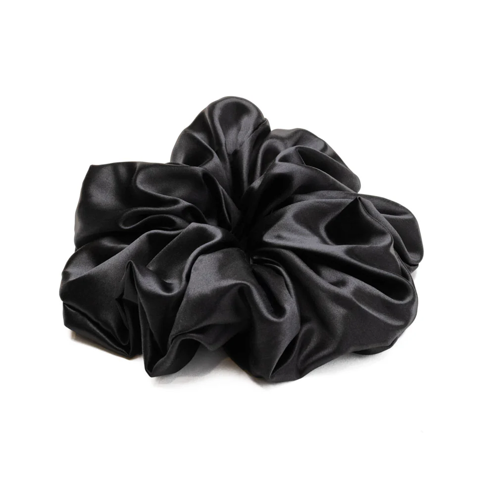 Blissy Oversized Scrunchie - Black - Image 4