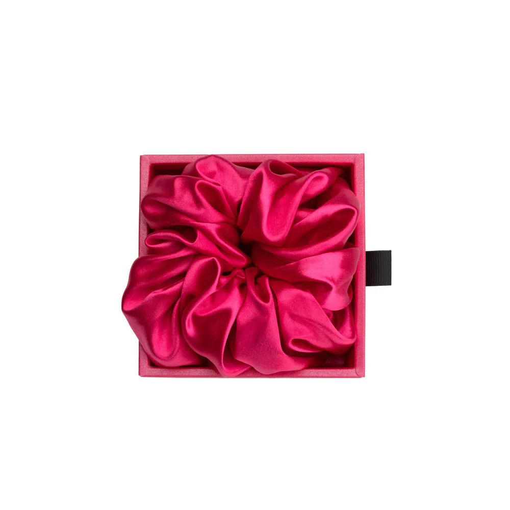 Blissy Oversized Scrunchie - Hibiscus - Image 3