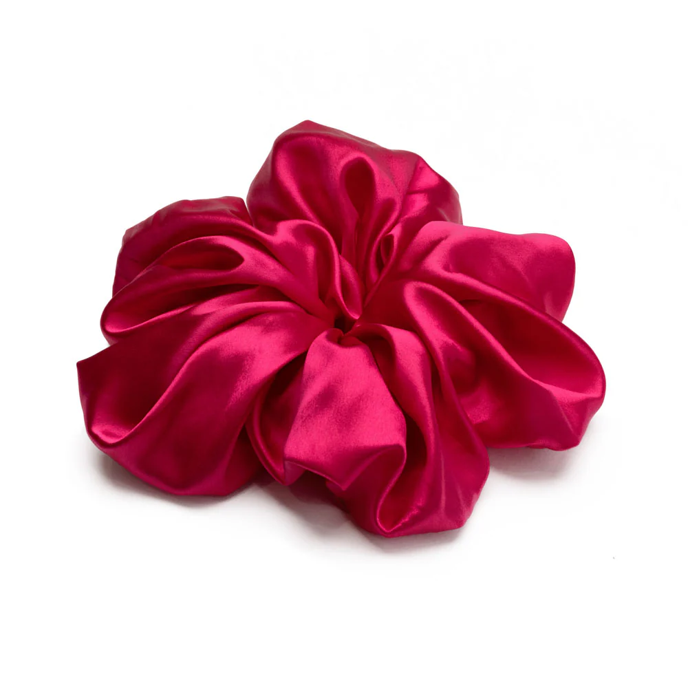 Blissy Oversized Scrunchie - Hibiscus - Image 4