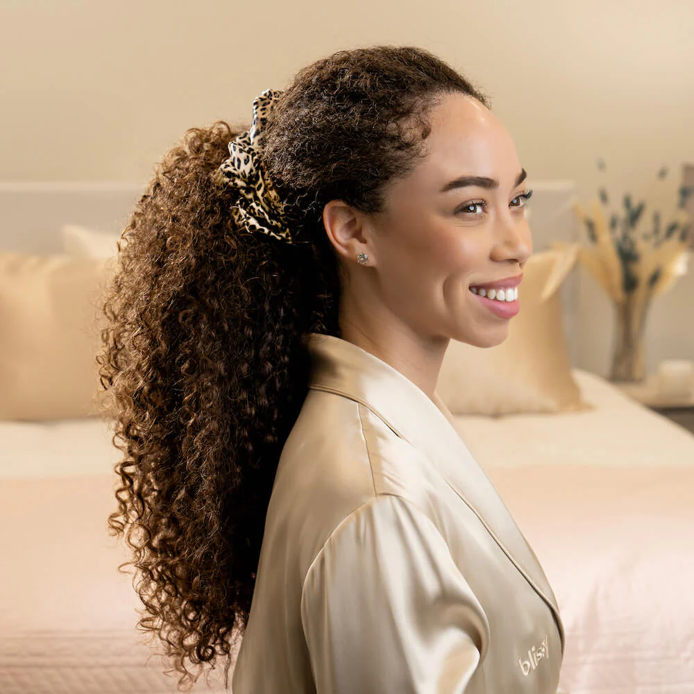 Blissy Oversized Scrunchie - Leopard - Image 17