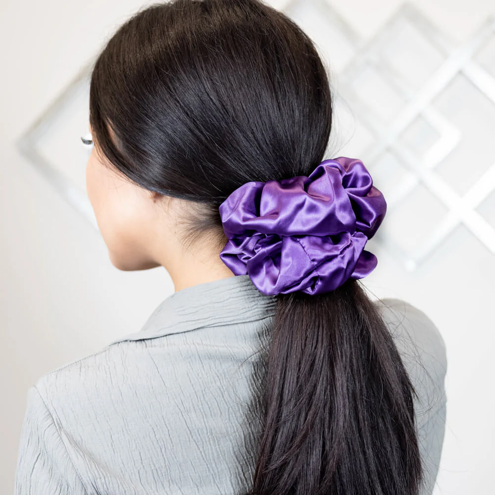 Blissy Oversized Scrunchie - Orchid - Image 5