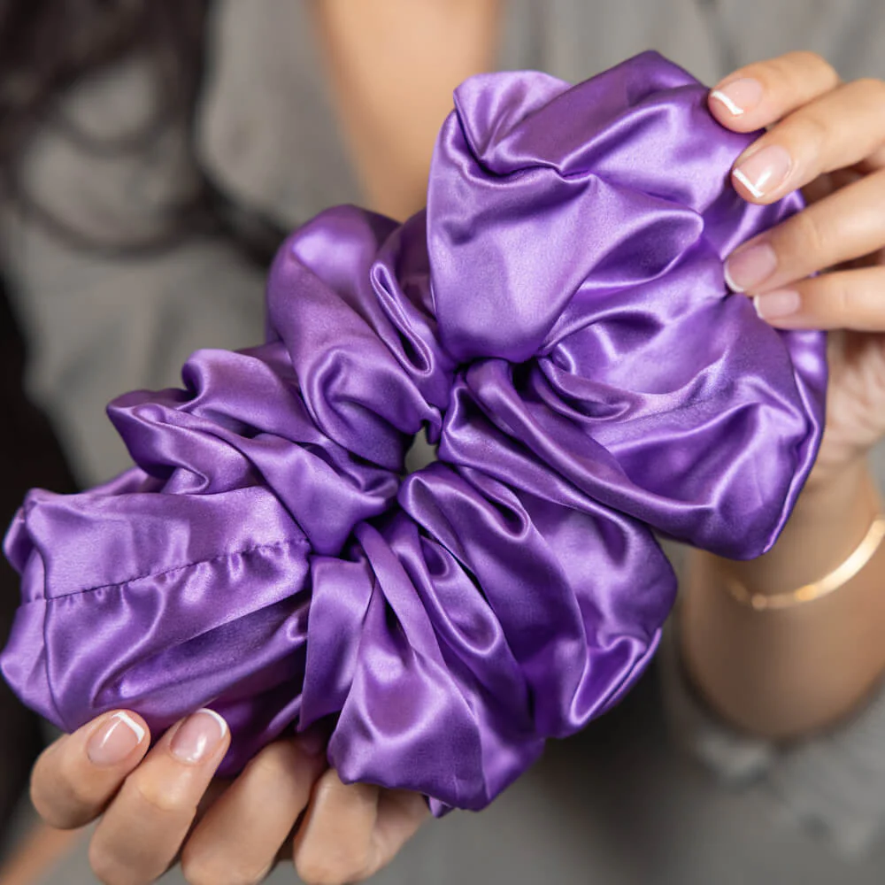 Blissy Oversized Scrunchie - Orchid - Image 7
