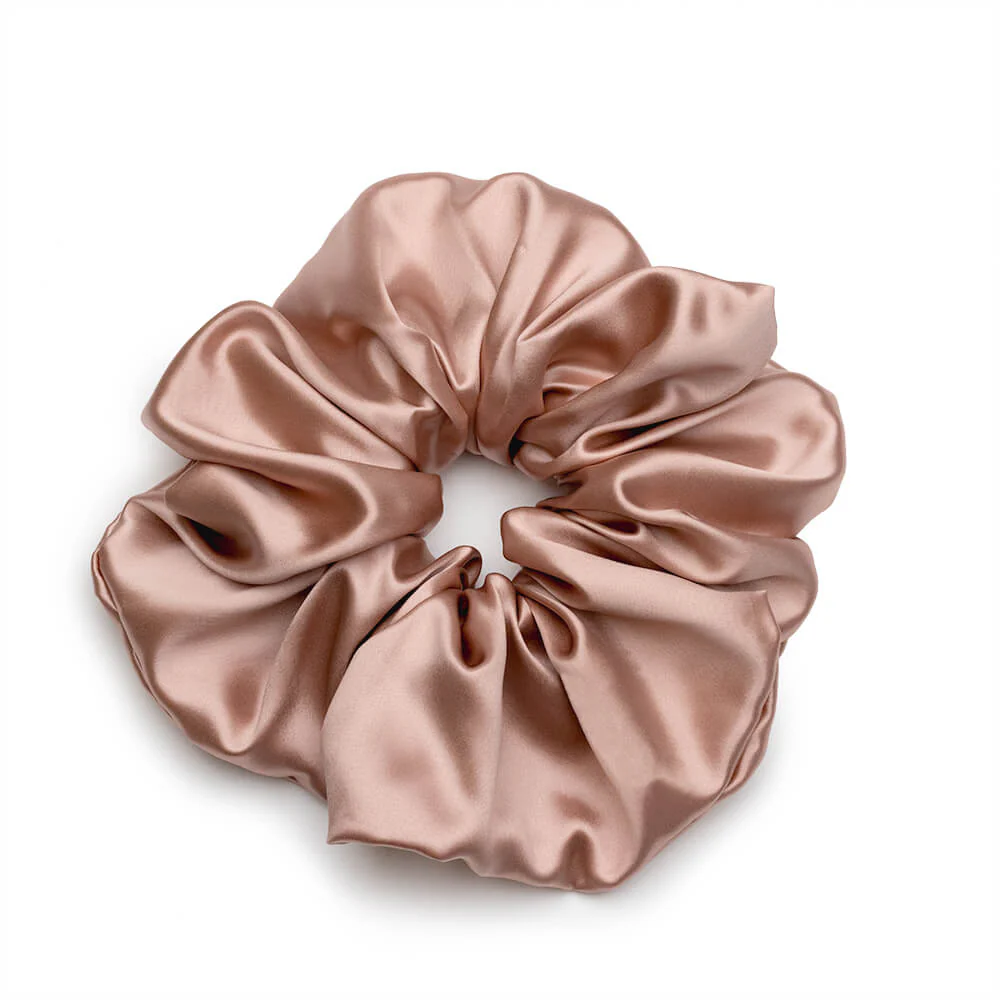 Blissy Oversized Scrunchie - Rose Gold - Image 2