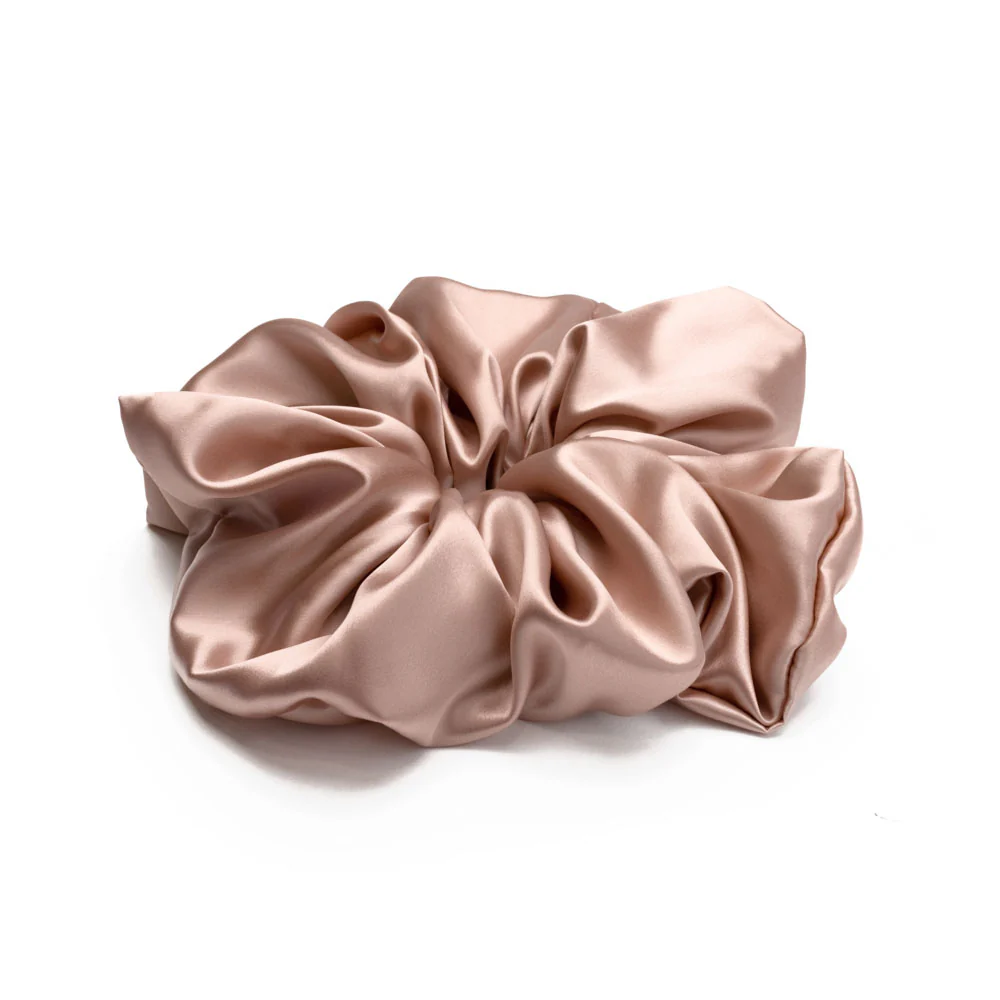 Blissy Oversized Scrunchie - Rose Gold - Image 4