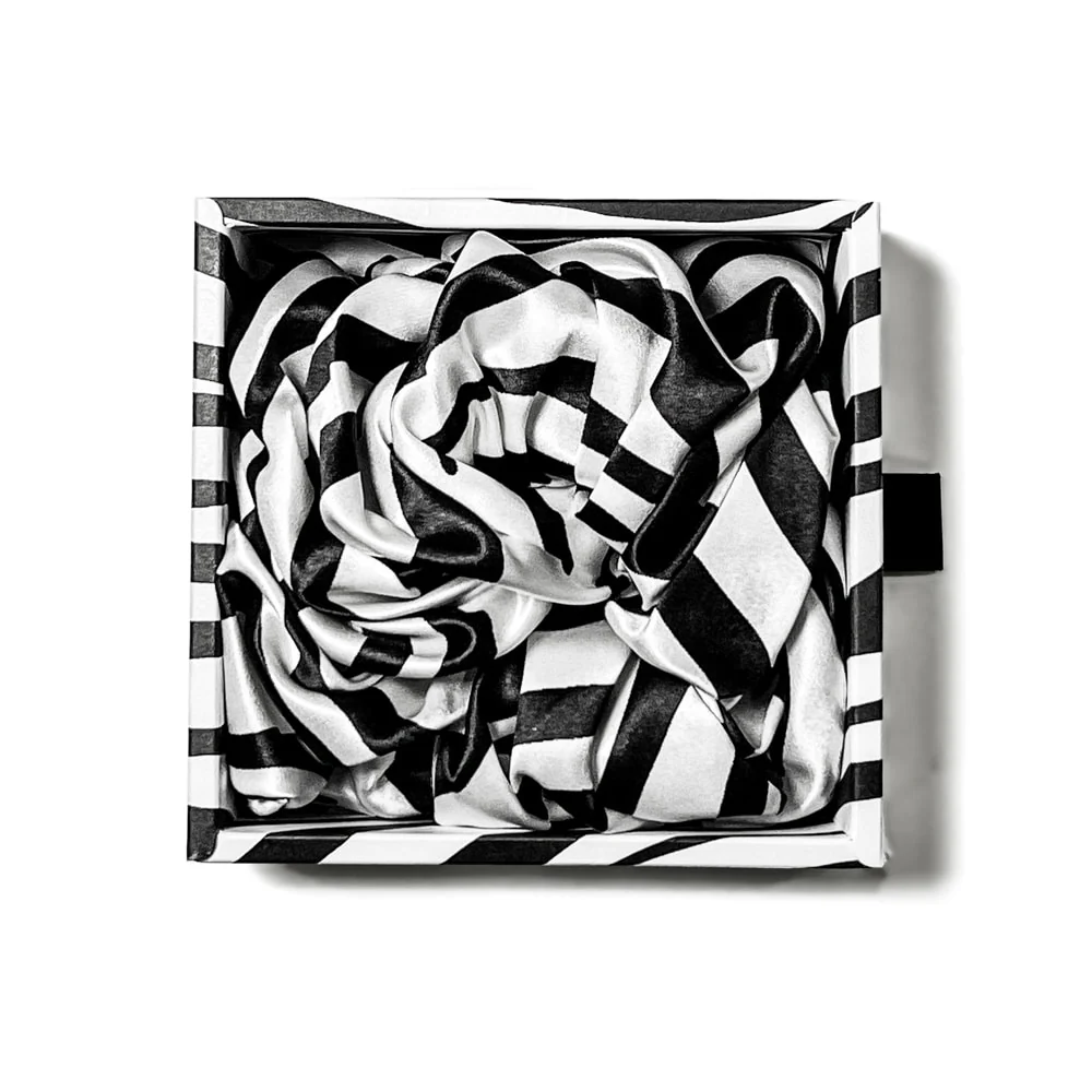 Blissy Oversized Scrunchie - Zebra - Image 3