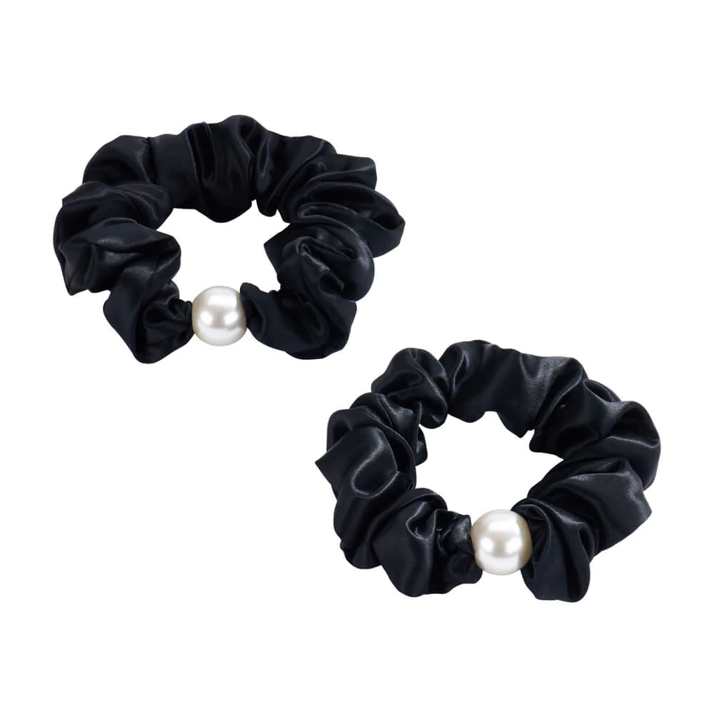 Blissy Pearl Scrunchies - Black - Image 6