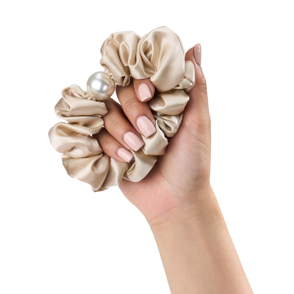 Blissy Pearl Scrunchies - Champagne - Image 11