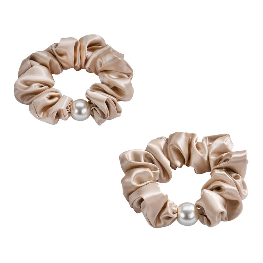 Blissy Pearl Scrunchies - Champagne - Image 6