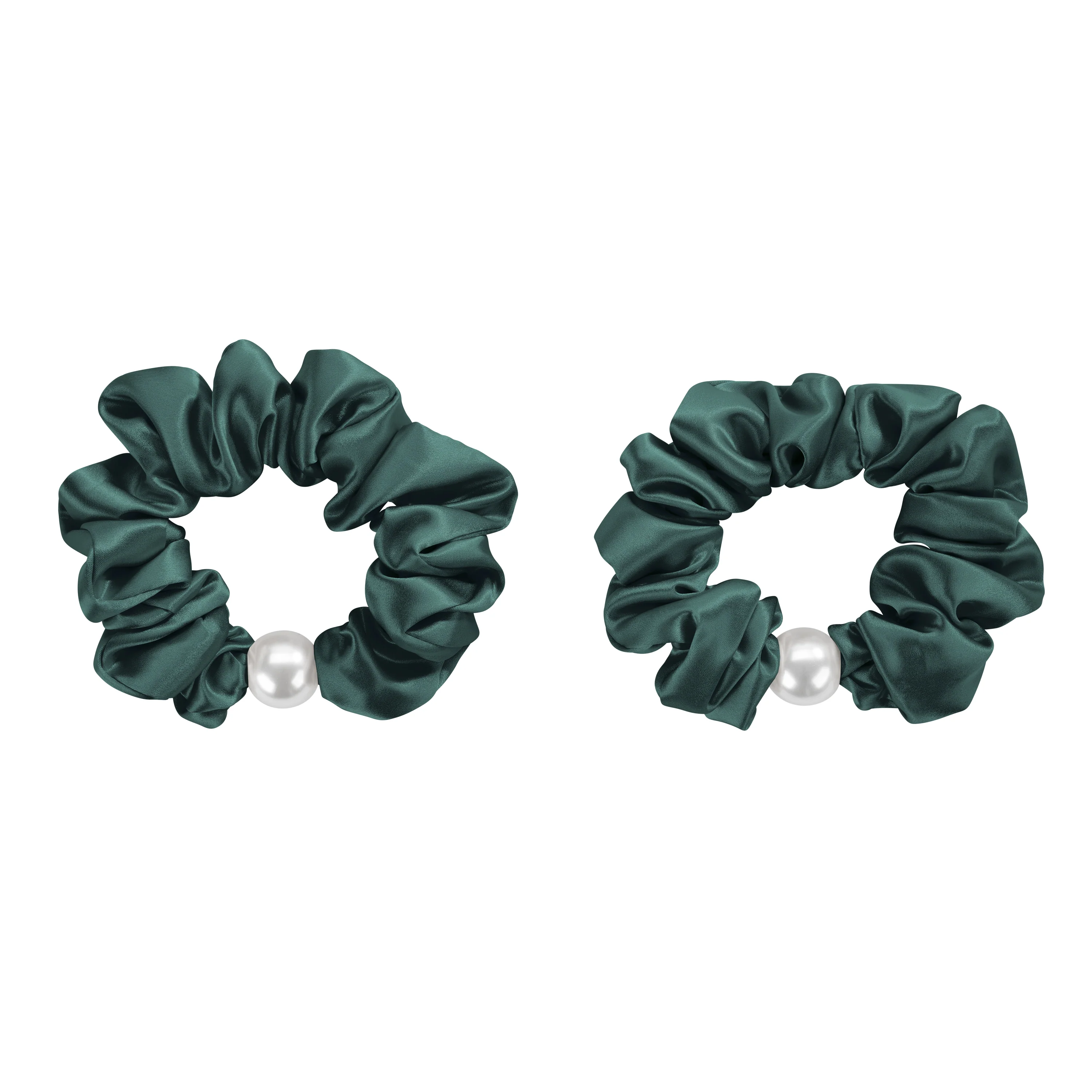 Blissy Pearl Scrunchies - Emerald - Image 11