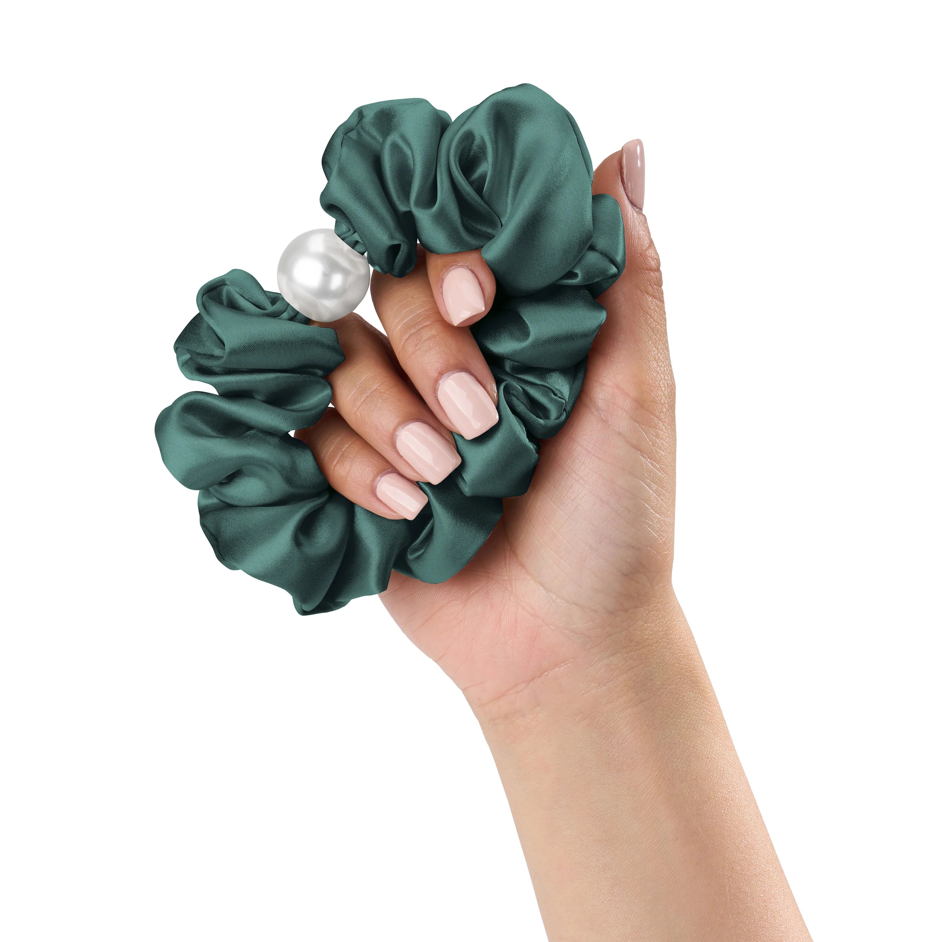 Blissy Pearl Scrunchies - Emerald - Image 8