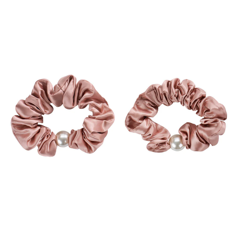 Blissy Pearl Scrunchies - Rose Gold - Image 2