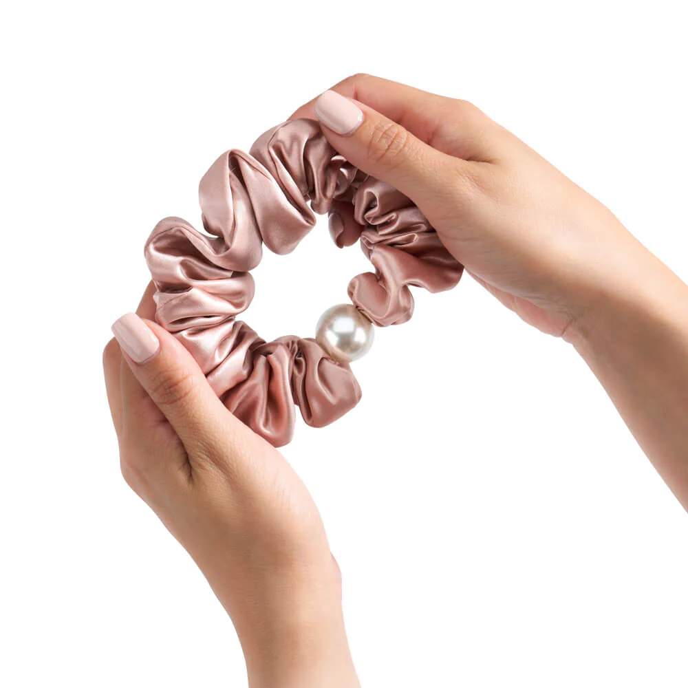 Blissy Pearl Scrunchies - Rose Gold - Image 3