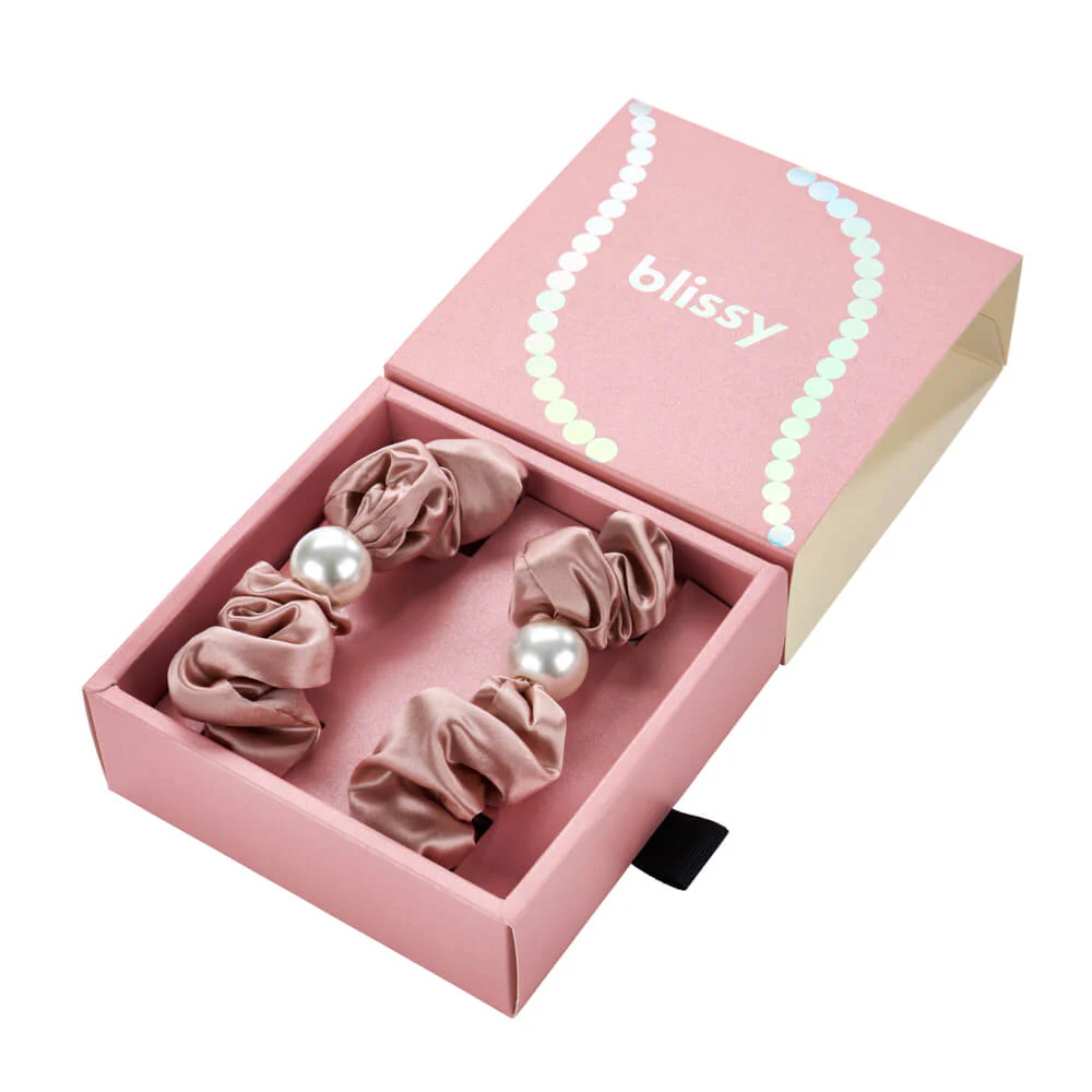 Blissy Pearl Scrunchies - Rose Gold - Image 7