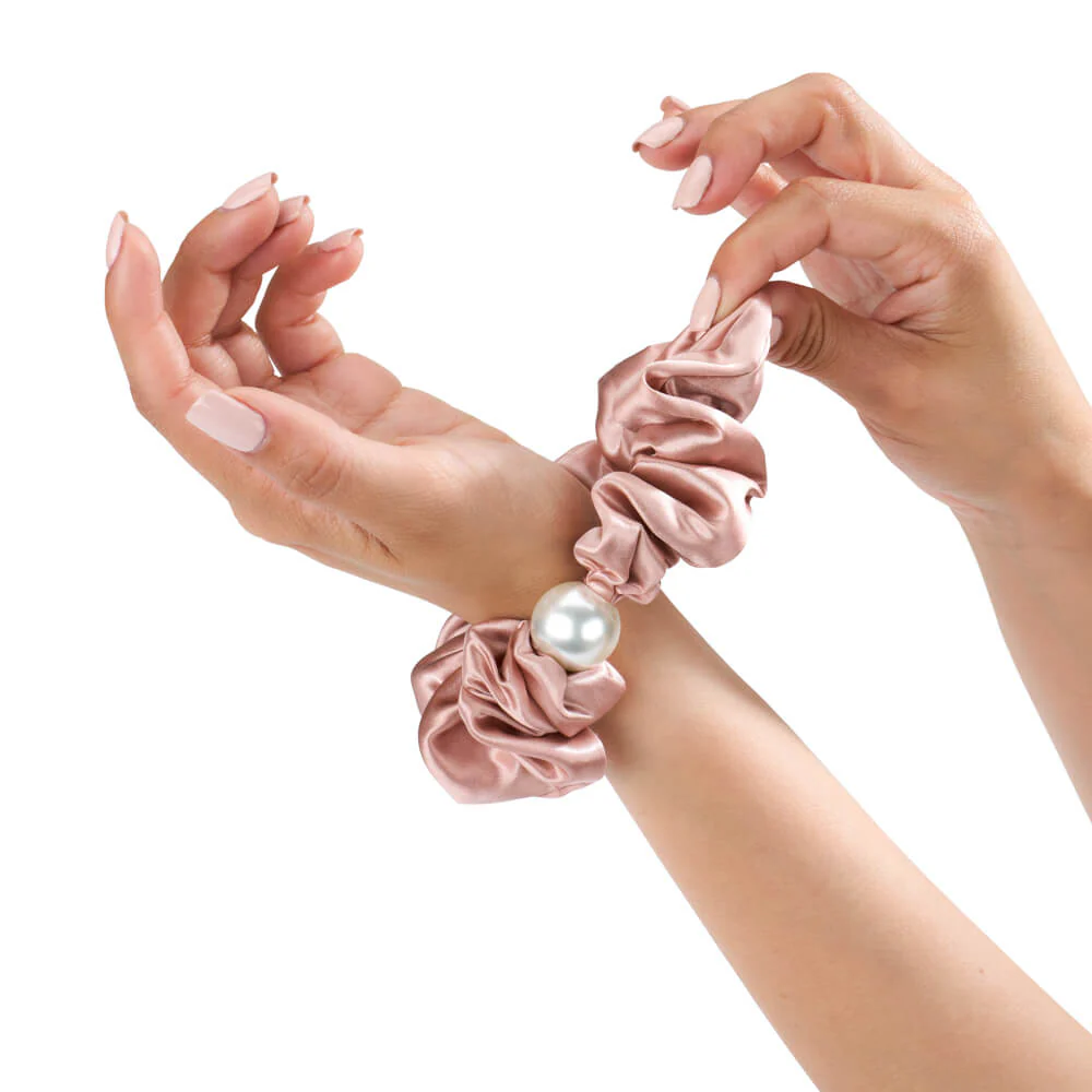 Blissy Pearl Scrunchies - Rose Gold - Image 8