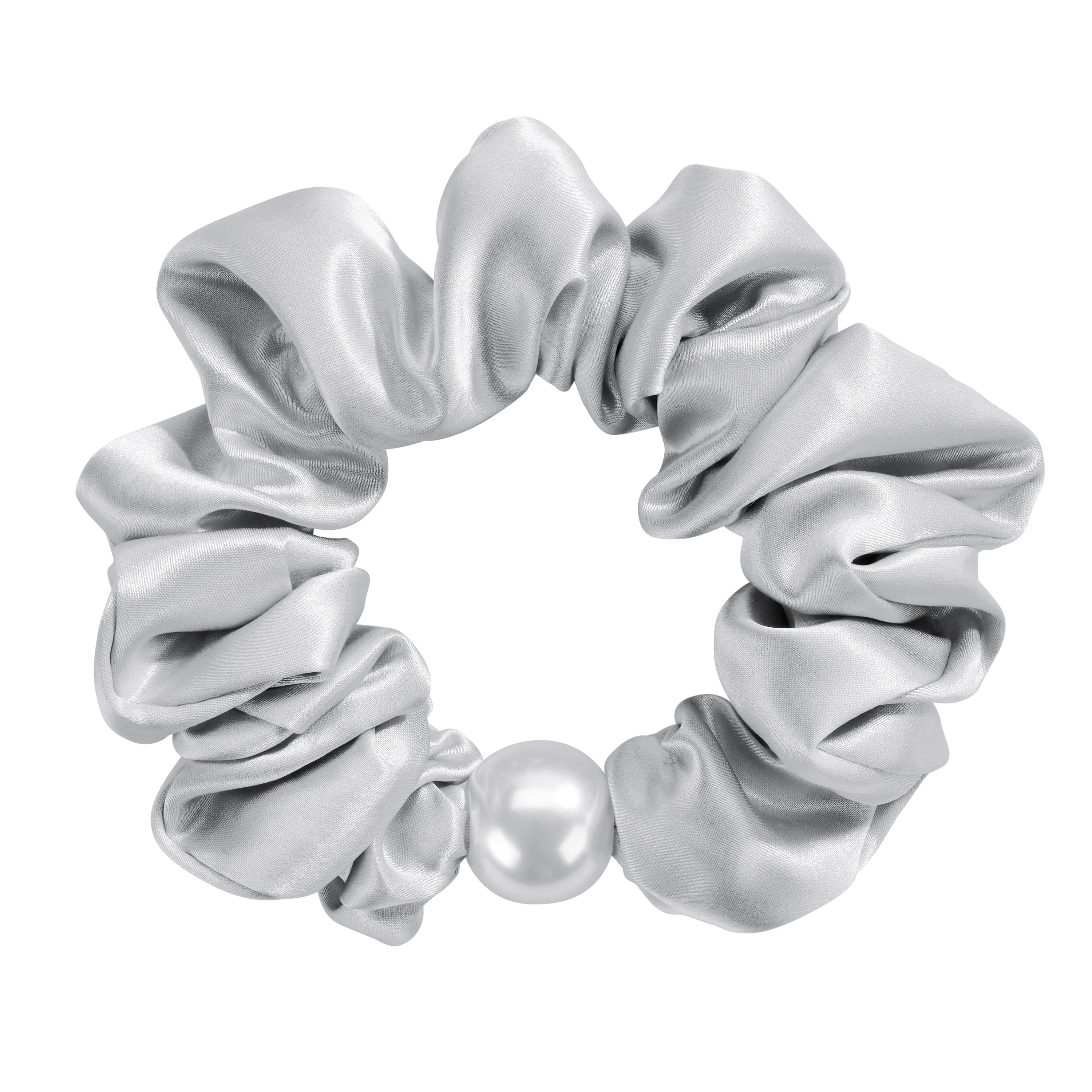 Blissy Pearl Scrunchies - Silver - Image 6
