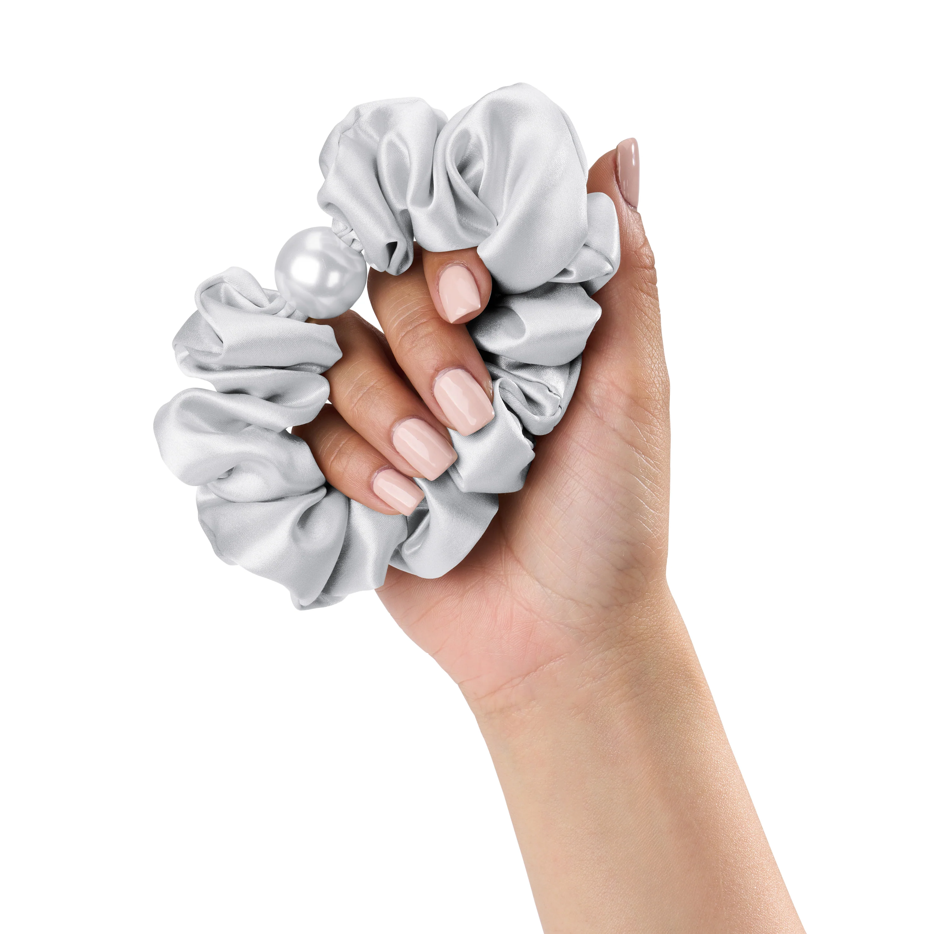 Blissy Pearl Scrunchies - Silver - Image 8