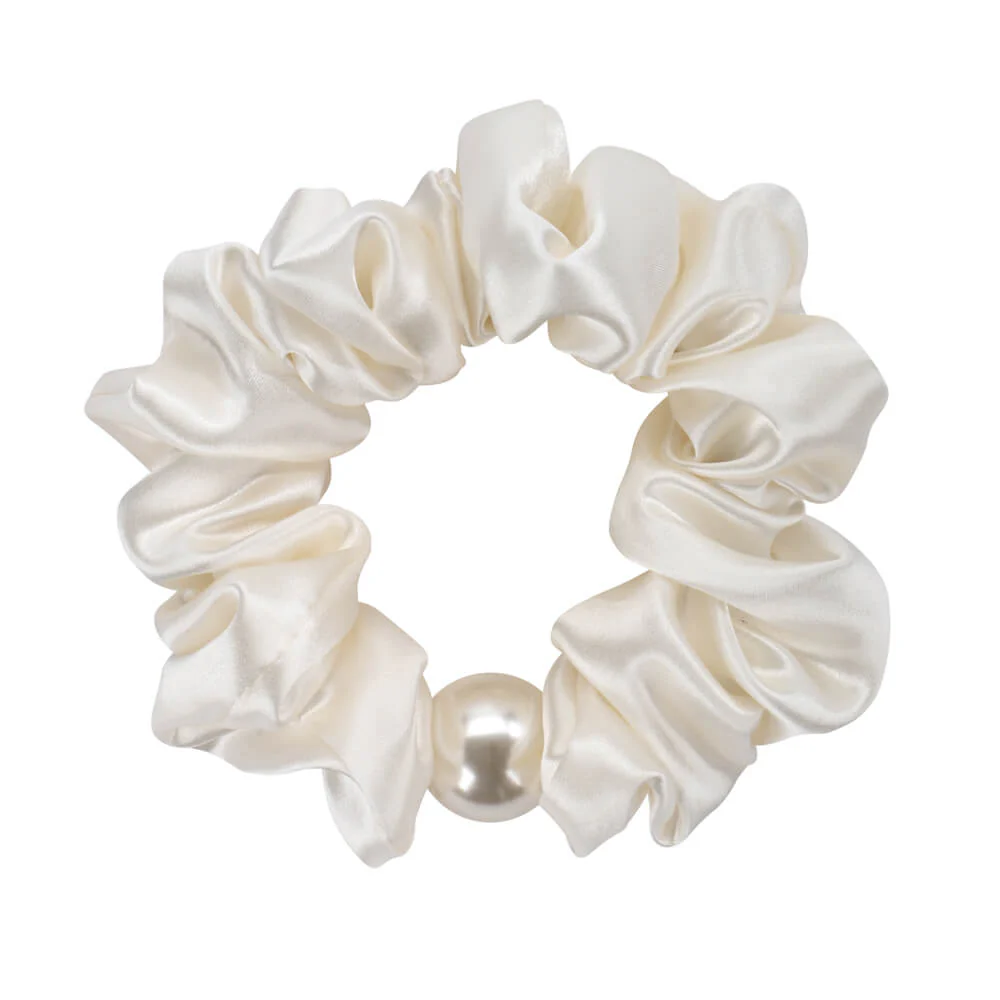 Blissy Pearl Scrunchies - White - Image 5