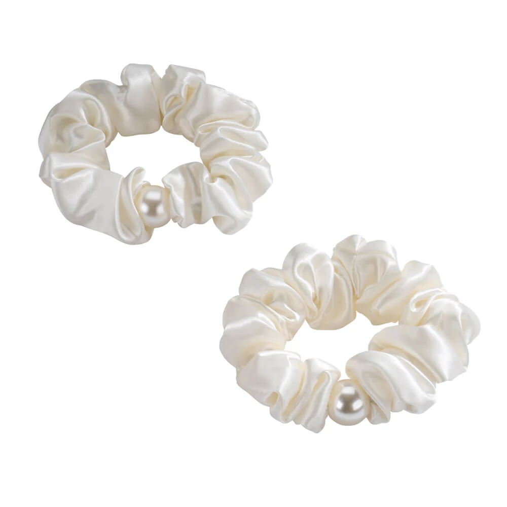 Blissy Pearl Scrunchies - White - Image 6