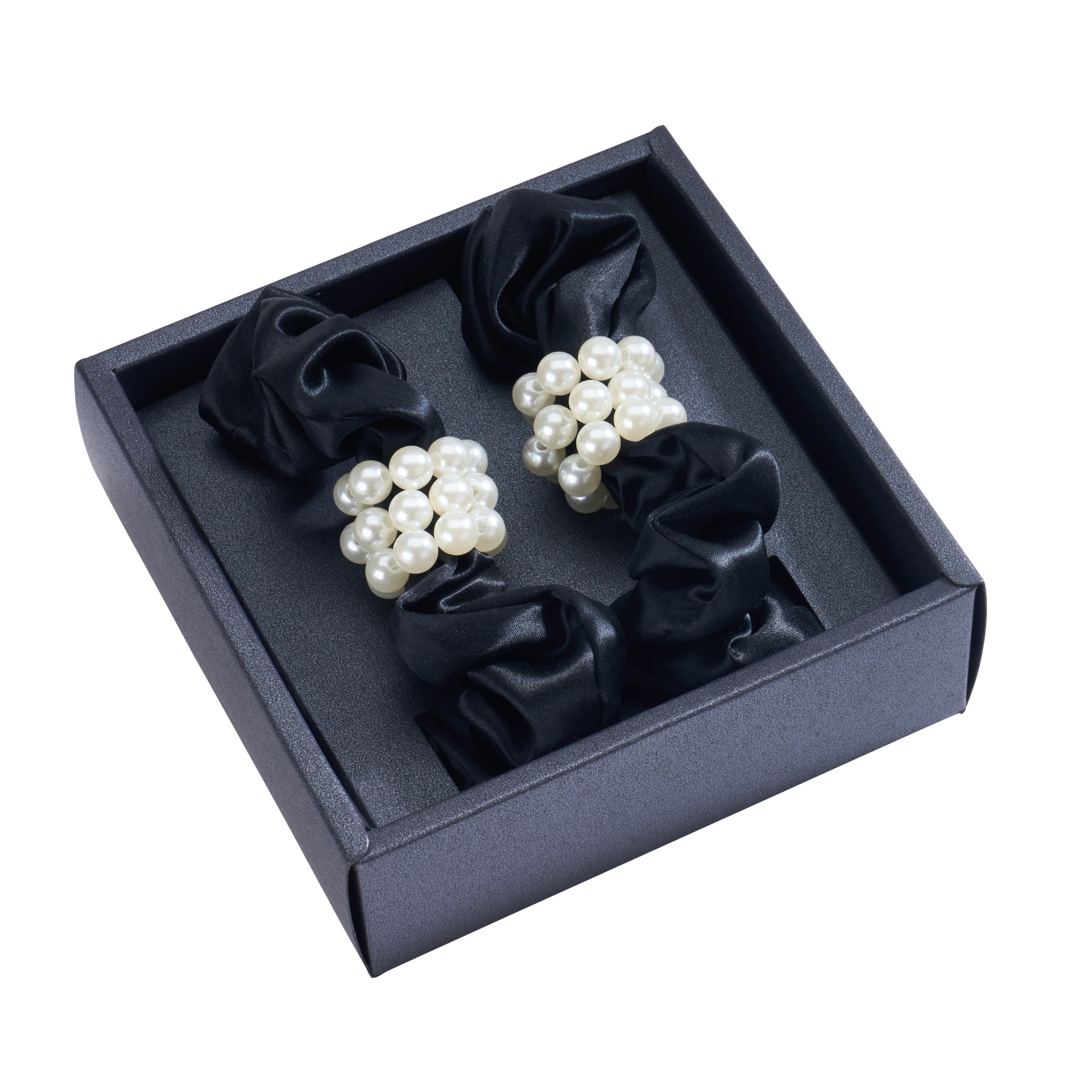 Blissy Petite Pearl Scrunchies - Black - Image 8