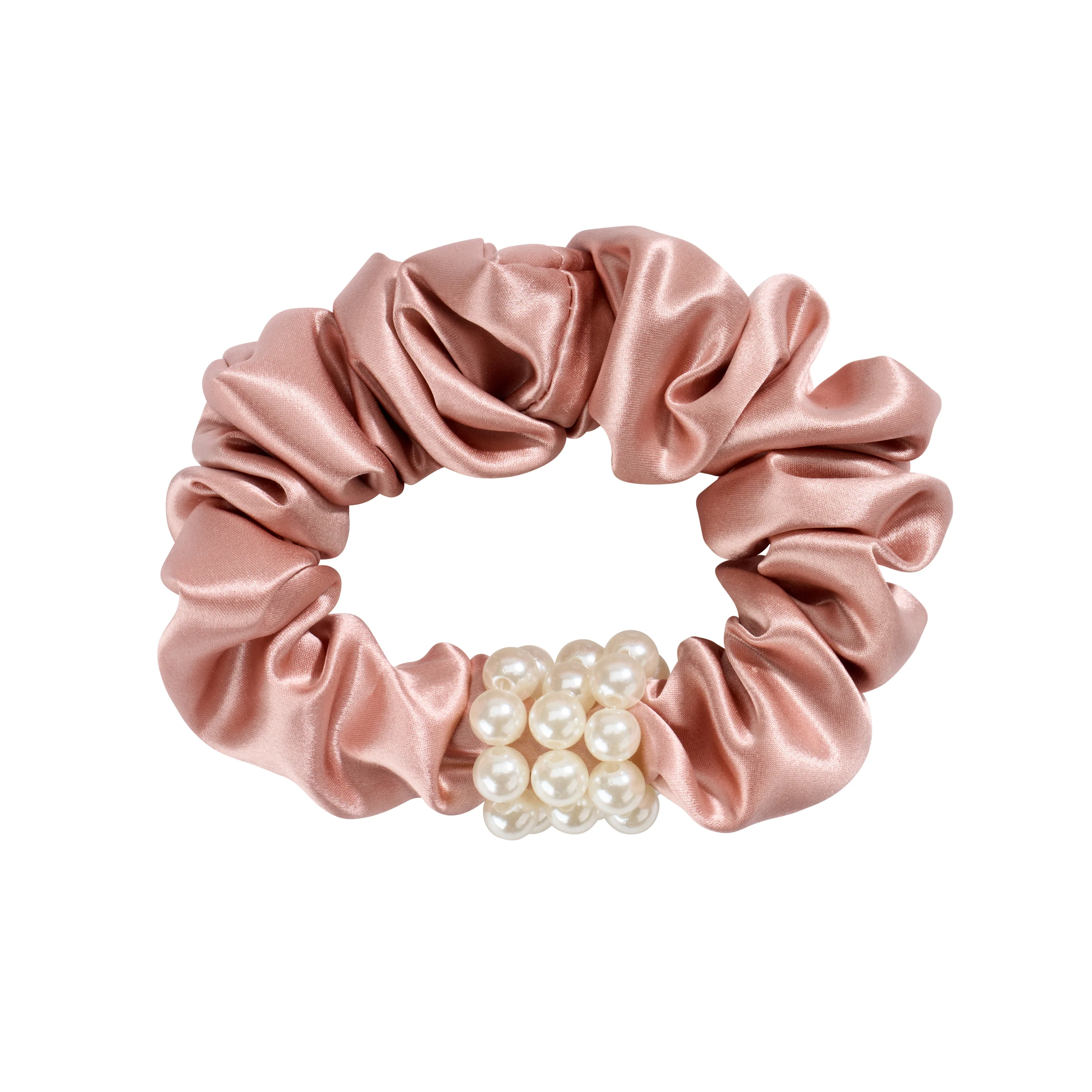 Blissy Petite Pearl Scrunchies - Rose Gold - Image 8