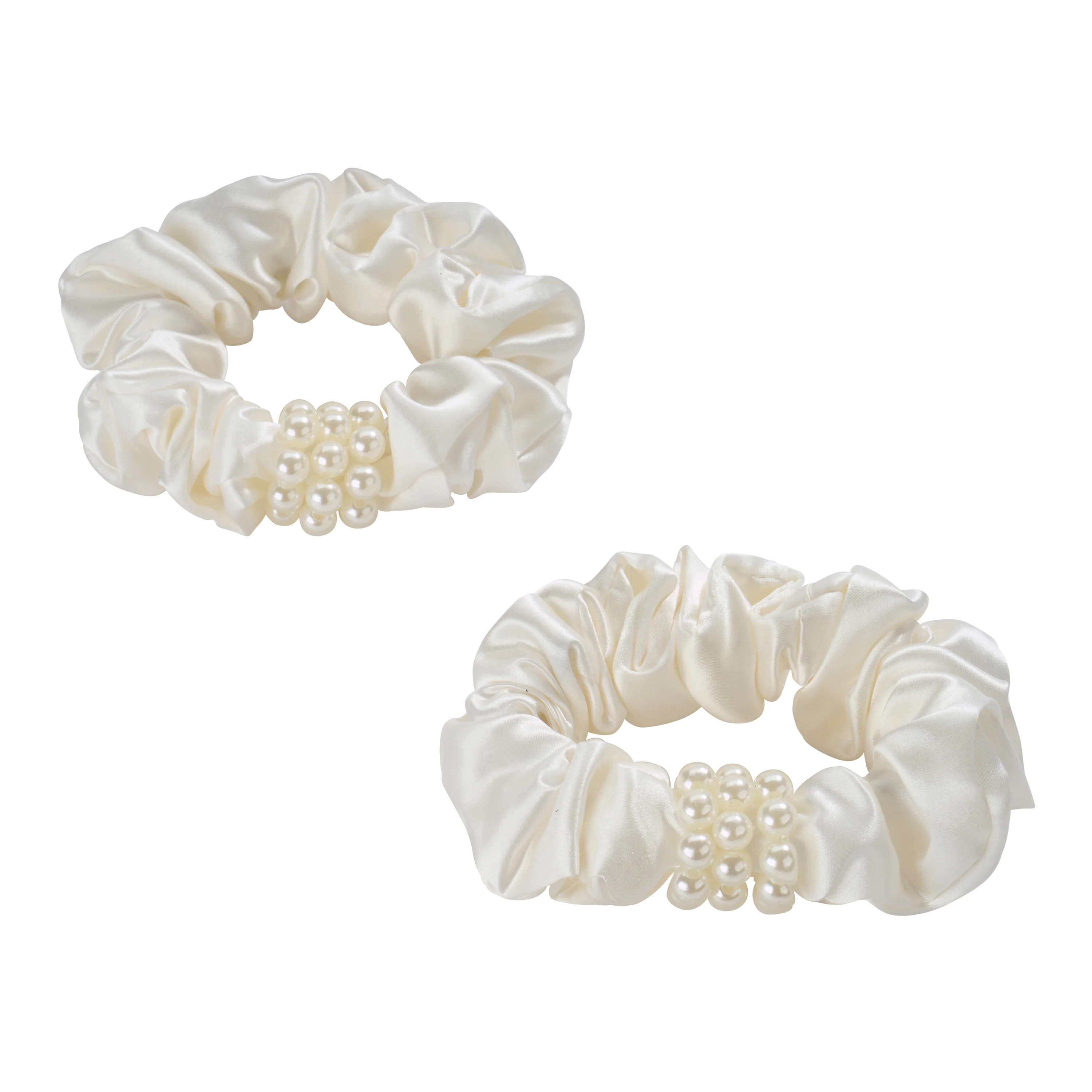 Blissy Petite Pearl Scrunchies - White - Image 4