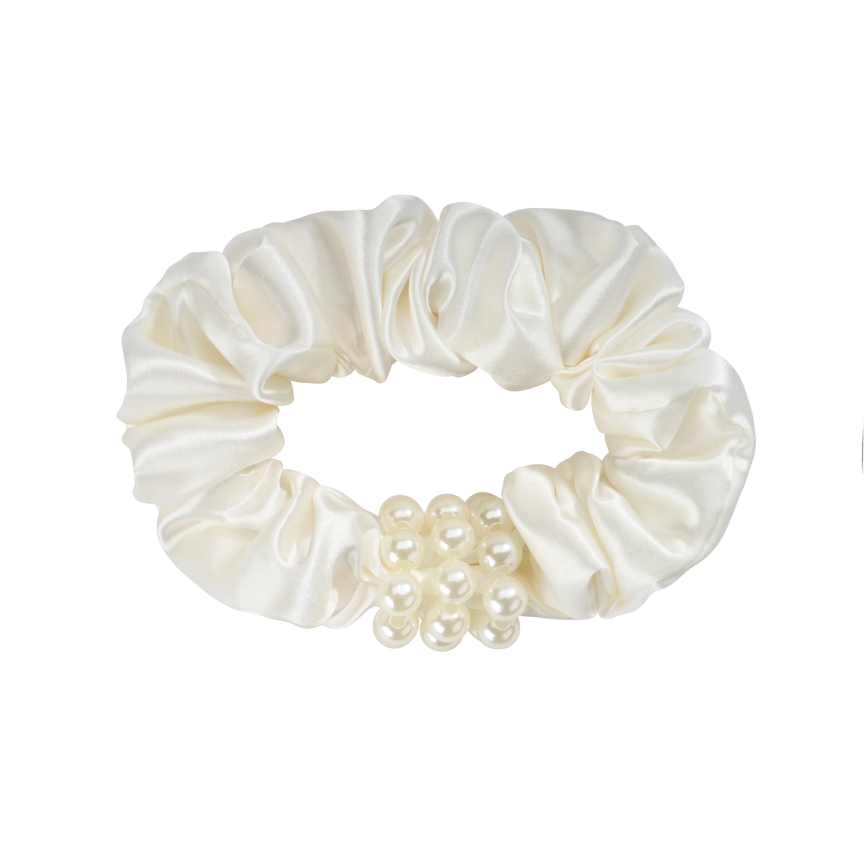 Blissy Petite Pearl Scrunchies - White - Image 7